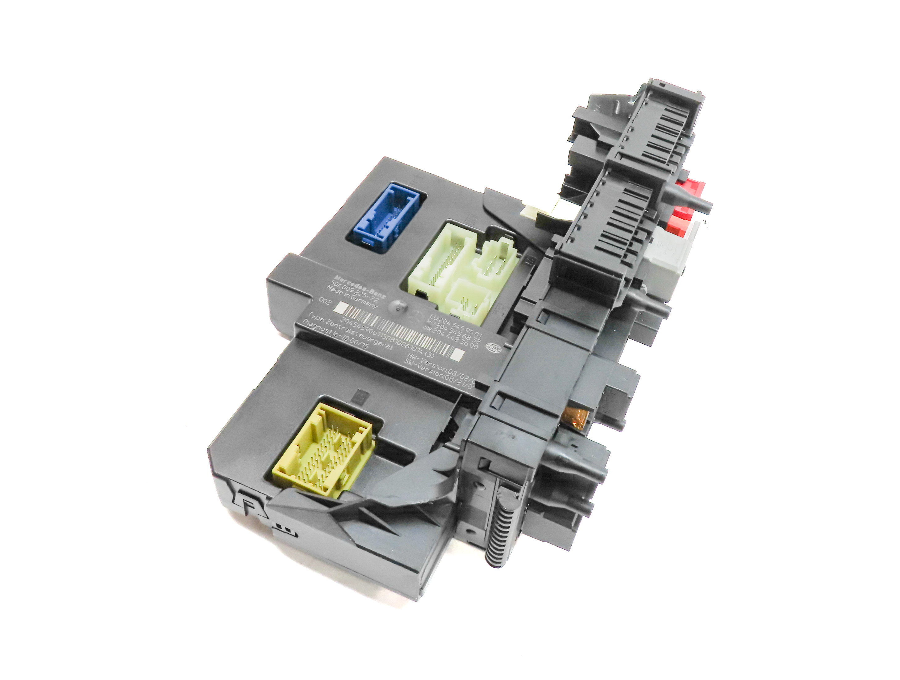 2010 MERCEDES GLK350 (X204) 3.5L REAR SIGNAL ACQUISITION MODULE SAM w/FUSE BOX — exact item pictured